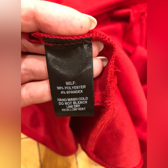 ✨Host Pick✨LULUS Sensational Statement Red Ruffled Bodycon Dress. Small - Picture 12 of 12